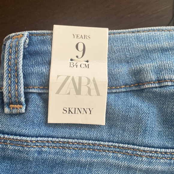Zara Jeans NWT Girls, Sz 9 - Picture 5 of 13